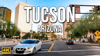 Tucson, Arizona | Driving Downtown [4K]