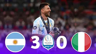 Argentina-Italy 3×0 Finalsima 2022 high quality 1080p Arabic commentary