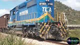 Ferrovia Transnordestina / Locomotiva SD40  carregada com vagões de brita de Salgueiro para o Ceara