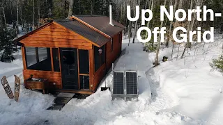 Off grid weekend homestead projects: prepping for the upcoming maple syrup season at the tiny cabin