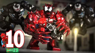 LEGO VENOM: LET THERE BE CARNAGE | Spider-Man and Venom VS Carnage | Lego SpiderMan Stop Motion Ep10