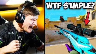 NEVER PEEK S1MPLE'S SCOUT! INCREDIBLE DEAGLE ACE! CSGO Twitch Clips