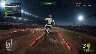 Monster Energy Supercross - Wet Track Gameplay (PC HD) [1080p60FPS]