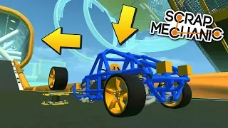 СТРОИМ РАМПАМОБИЛЬ ДЛЯ СОРЕВНОВАНИЙ в Scrap Mechanic !!!