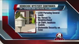 Deputies pursuing several leads on mysterious doctor Sievers death