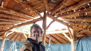 Off Grid Earthbag Workshop Part 67 Roof Sarking Boards