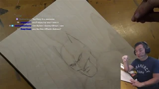 Art Stream with Jim Lee | Batman Charity piece