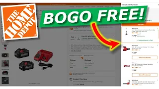 Home Depot HOT Milwaukee Buy One Get One Free Tool Deals