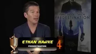 Ethan Hawke Sneak Movie Interview   Predestination www.TagHollywood.com