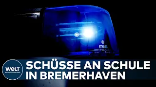 BREMERHAVEN: Schüsse an Schule - eine verletzte Person! Polizei nimmt Täter fest I EILMELDUNG