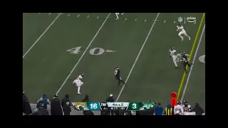 Garrett Wilson fumbles the ball and Jaguars recover it