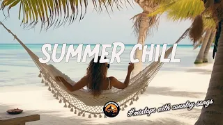 SUMMER VIBES 2024 🎧 Playlist Country Song with oean, surfer, beach footage to BOOST YOUR MOOD