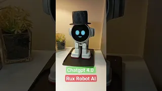 Rux Desktop Robot with Chatgpt 4.0 #chatgpt #openai #emo #emorobot #emopetrobot #ruxrobot