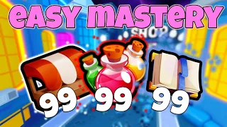 The FASTEST Way To Level Up Mastery's! (pet simulator 99)