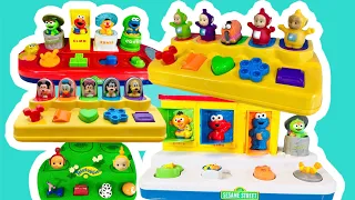 POP UP TOYS Disney Mickey Mouse SESAME STREET and Teletubbies