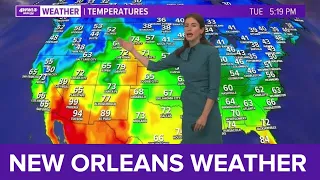 New Orleans Weather: Temperatures rising through the week