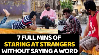 STARING AT STRANGERS PRANK 2021 | HILARIOUSLY AWKWARD REACTIONS FROM STRANGERS | BECAUSE WHY NOT