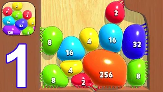 Blob Merge 3D - Gameplay Part 1 All Levels 1-25 Max Level (Android, iOS)