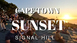 Signal Hill,, Cape Town.  Sunset, Picnic, Paragliding. Super Adventure and View of Table Mountain