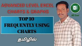 TOP 10 CHARTS IN EXCEL (TAMIL) | FREQUENTLY USING CHARTS IN MS EXCEL