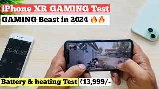 iPhone XR GAMING Test in 2024 🔥| PUBG, Battery drain & Heating Test | GAMING BEAST 🔥
