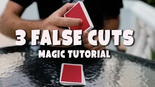 Learn 3 of my FAVORITE False Cuts : Sleight Tutorial