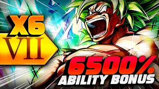 Zenkai LF Broly OBLITERATES EVERYONE with 6x Zenkai Buffs!