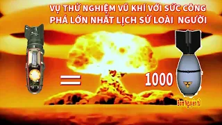 H-bombs are 1000 times more destructive than atomic bombs Structure and working principle of H-bombs