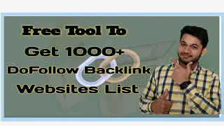 what are backlinks and free tool to find website which allow Do follow backlink [Hindi-2018]