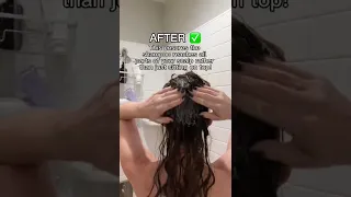 If you have a greasy scalp you need this shampoo hack!