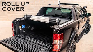 Ford Ranger 2022 New Soft Roll Up Tonneau Cover / Load Bed Cover (UK)