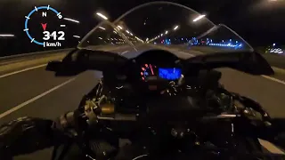 Ninja H2 0-300 acceleration