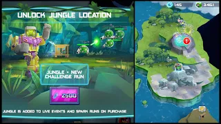 Angry Birds Transformers - JUNGLE + NEW CHALLENGE RUN Unlocked