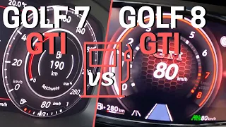 VW Golf 7 GTI Performance vs Golf 8 GTI Clubsport ⛽ FUEL CONSUMPTION TEST