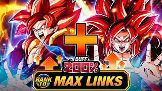 BUSTED EZA!!!! LEVEL 10 LINKS 100% RAINBOW STAR EZA TEQ SSJ4 GOGETA! (DBZ: Dokkan Battle)