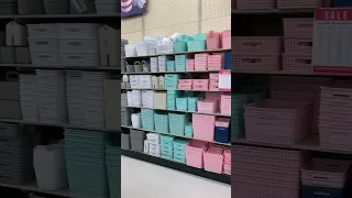 Hobby Lobby spring section is full of storage perfect for your craft room! Look at those colors!