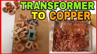 TRANSFORMER SCORE! EASY COPPER SCRAPPING TUTORIAL #scrapmetal #copper