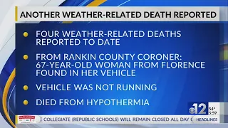 Coroner: Rankin County woman dies from hypothermia