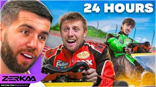 Zerkaa Reacts To I Survived a 24 Hour YouTuber Race