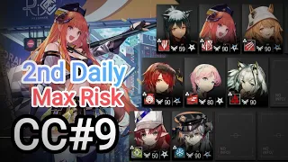 [Arknights] CC#9 2nd Daily Day 3 Max Risk [15 Risk]