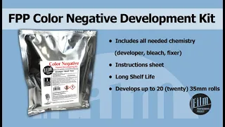 FPP Color Negative Kit - Develop Film At Home!