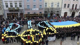 У Львові спільно виконали Державний гімн України