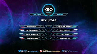 XRO Тренировка | den007iel, Rinzler, MatrixJuna, CrownedZN etc. | MK11 Stream