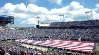 2011-2012 Jacksonville Jaguars Opening Day - 9/11 Remembrance, National Anthem and Flyover