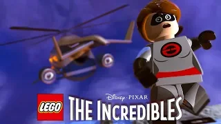 LEGO The Incredibles (ЛЕГО СУПЕРСЕМЕЙКА 2) - ЭЛАСТИКА СПАСАЕТ ПАССАЖИРОВ ВЕРТОЛЕТА. 4K 60FPS