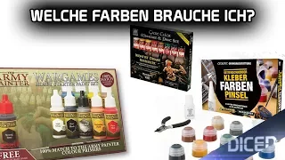 Mit Tabletop Anfangen: Welche Farben brauche ich? | DICED