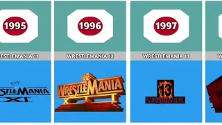 Every WWE WrestleMania Event Logo (1985 - 2024)