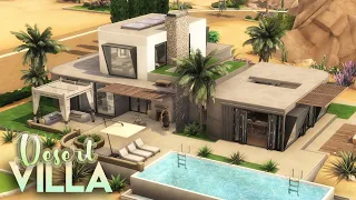 LUXE DESERT VILLA || 2 Bdr + 3 Bth || NO CC || The Sims 4: Speed Build