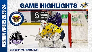 Vernon vs Salmon Arm Highlights [2-3-2024]