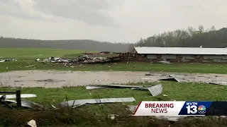 Deadly day of tornadoes in central Alabama